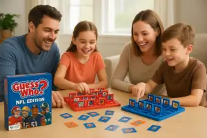 Read more about the article Guess Who? NFL Edition Board Game Review – Fun Football Game for Kids & Families