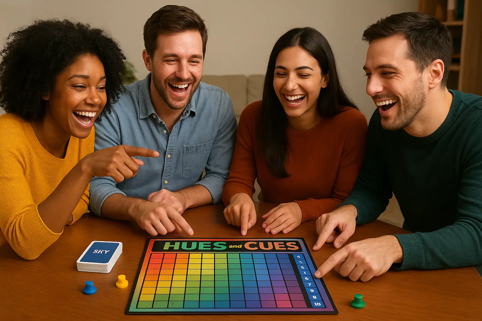 Read more about the article Review of HUES and CUES: My Sincere Experience With the Most Ingenious Color Guessing Game Ever!